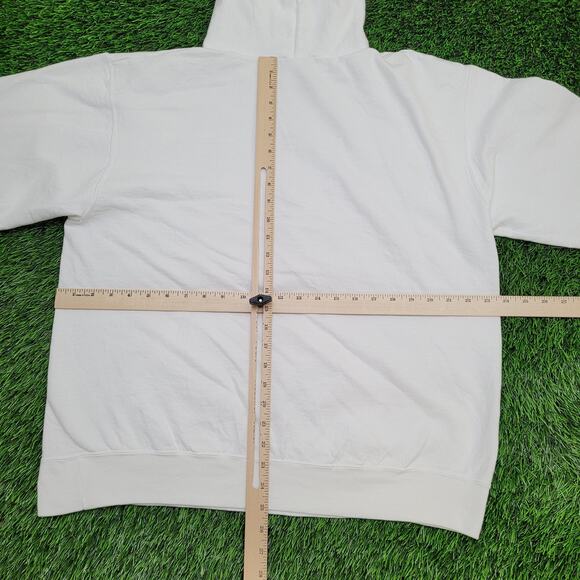 Sandford University Hoodie Large 24x25 White Cardinal - Picture 4 of 13